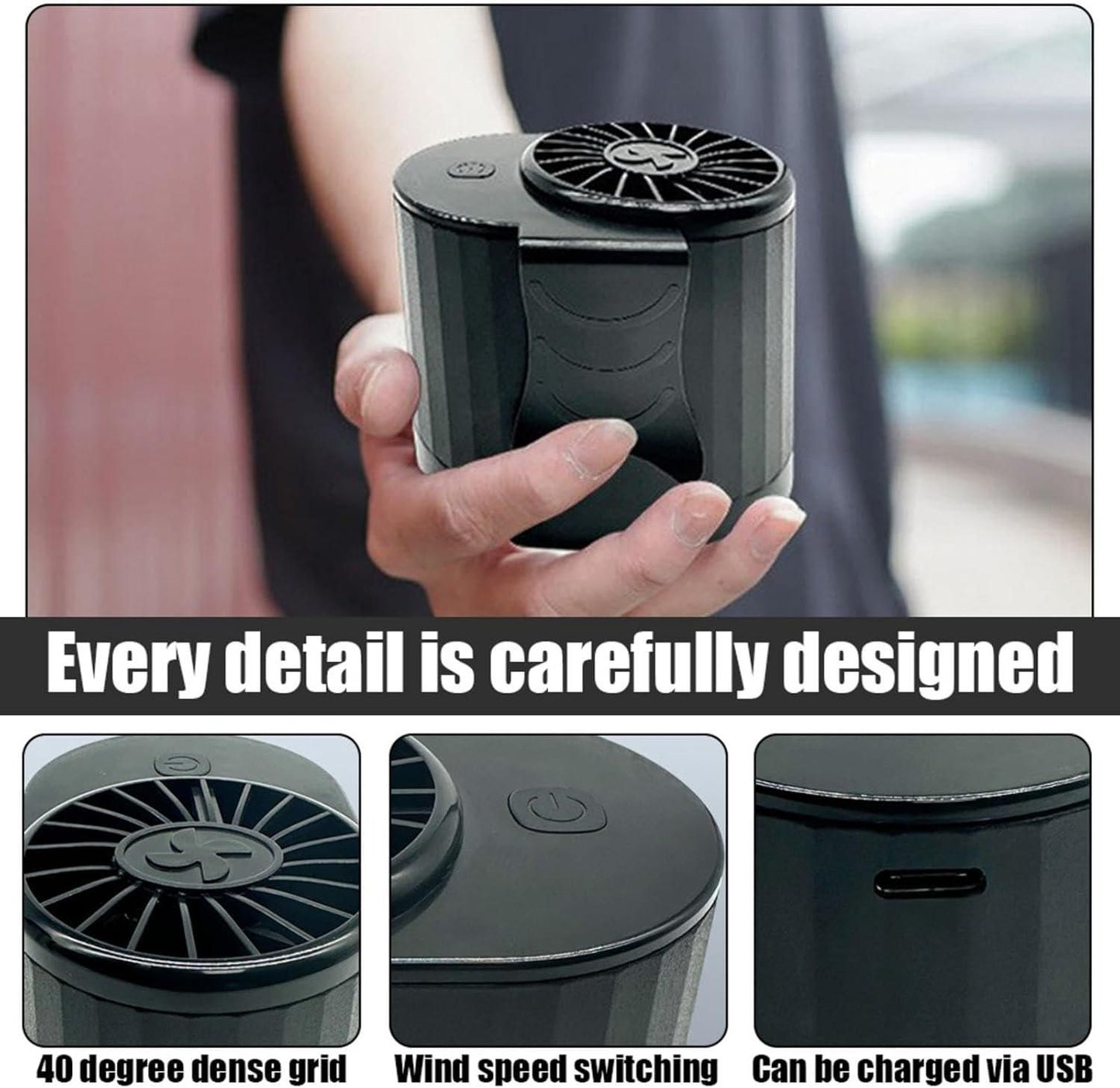 🔥 Multifunctional Under Shirt Clip Fan – Stay Cool Anywhere!