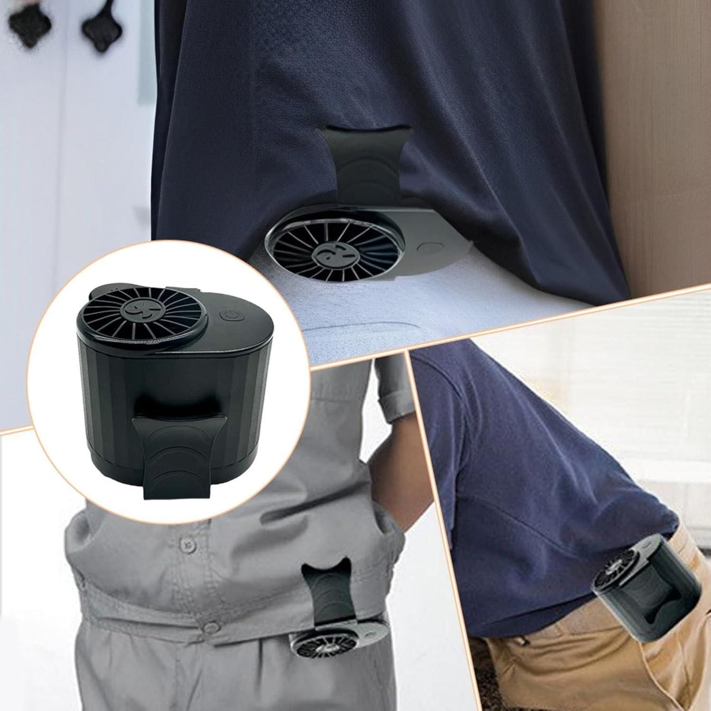 🔥 Multifunctional Under Shirt Clip Fan – Stay Cool Anywhere!