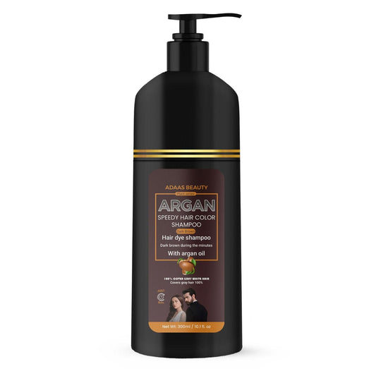 "Argan Oil Infused Hair Color Shampoo – Natural Shine & Long-Lasting Color in Just 5 Mins! (300ml)"